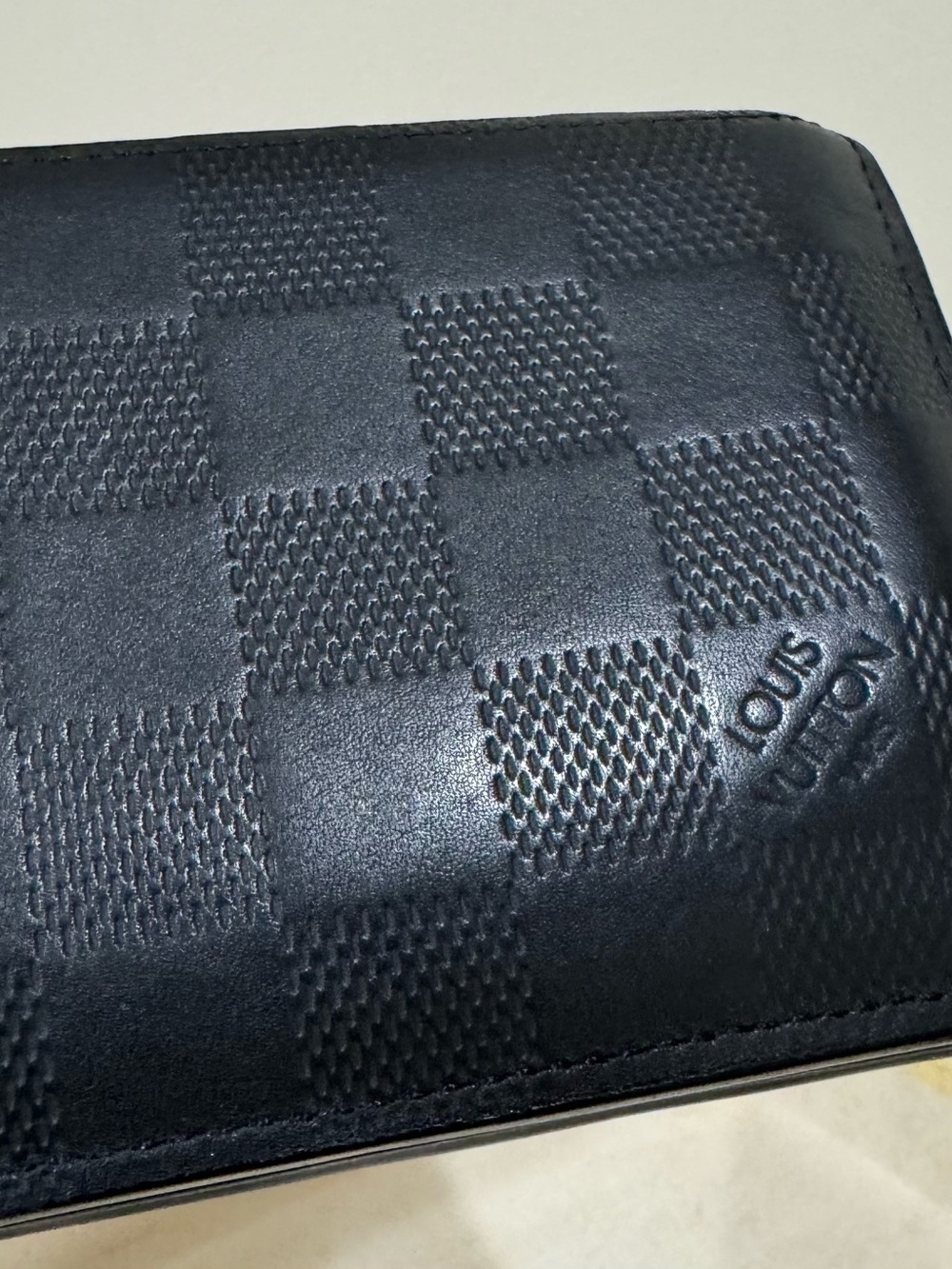 Louis Vuitton Black Damier Infini Bifold Wallet
